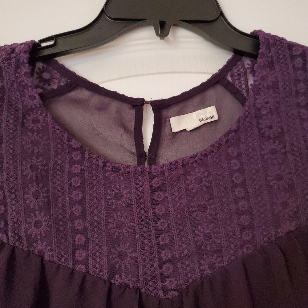 Flowy Purple Top - Picture 2 of 3